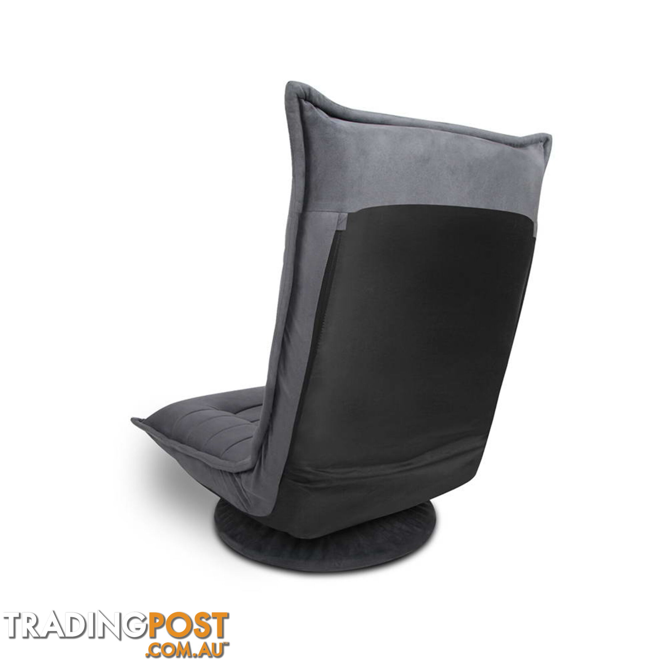 Single Size Lounge Chair - Charcoal