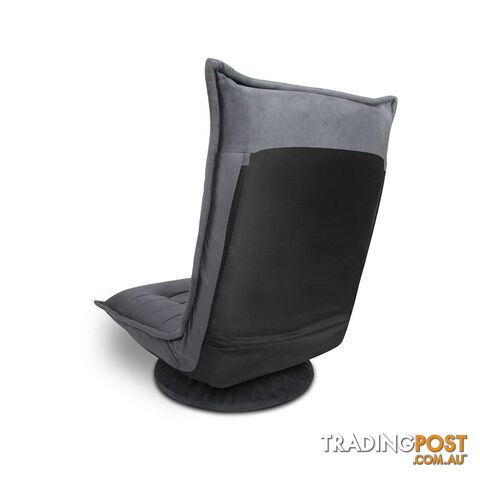 Single Size Lounge Chair - Charcoal