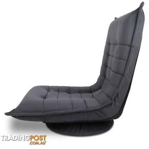 Single Size Lounge Chair - Charcoal