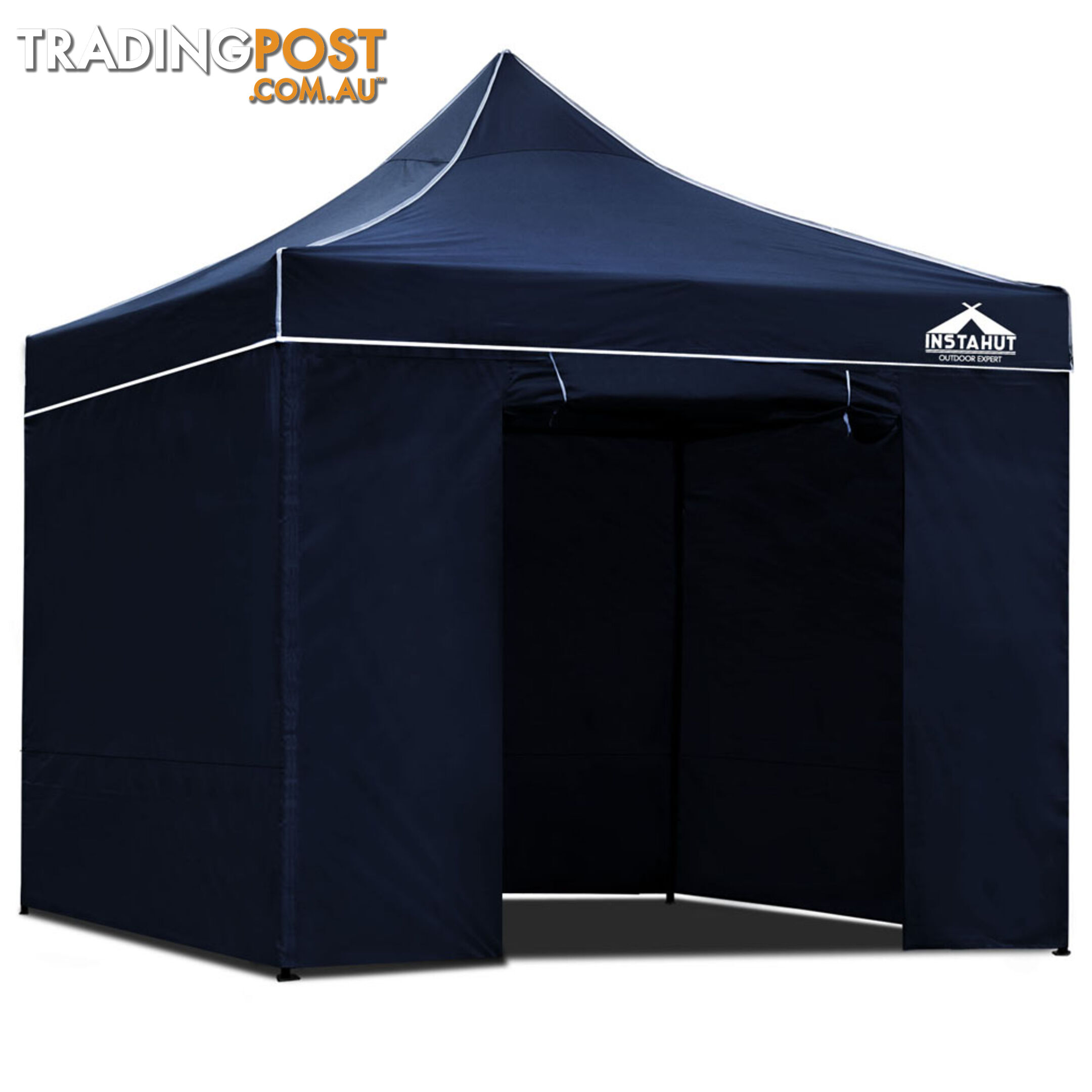 3x3 Pop Up Gazebo Hut with Sandbags Navy