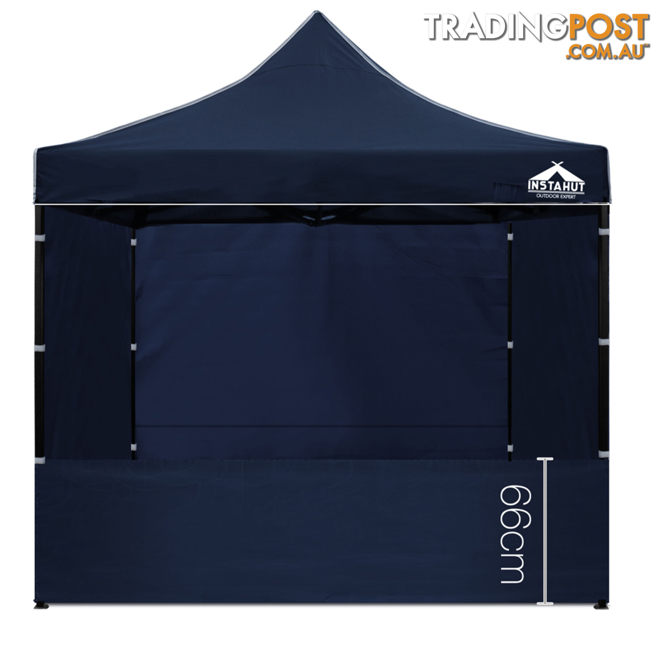 3x3 Pop Up Gazebo Hut with Sandbags Navy