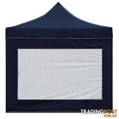 3x3 Pop Up Gazebo Hut with Sandbags Navy