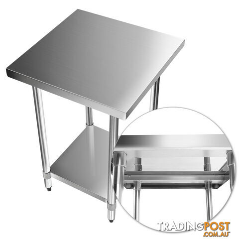 430 Stainless Steel Kitchen Work Bench Table 610mm