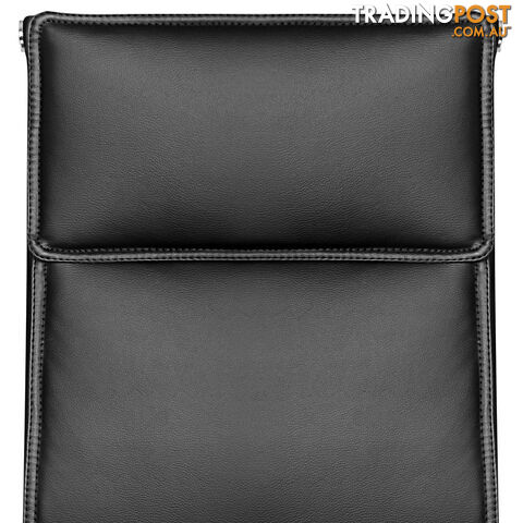 Executive PU Leather Office Computer Chair Black