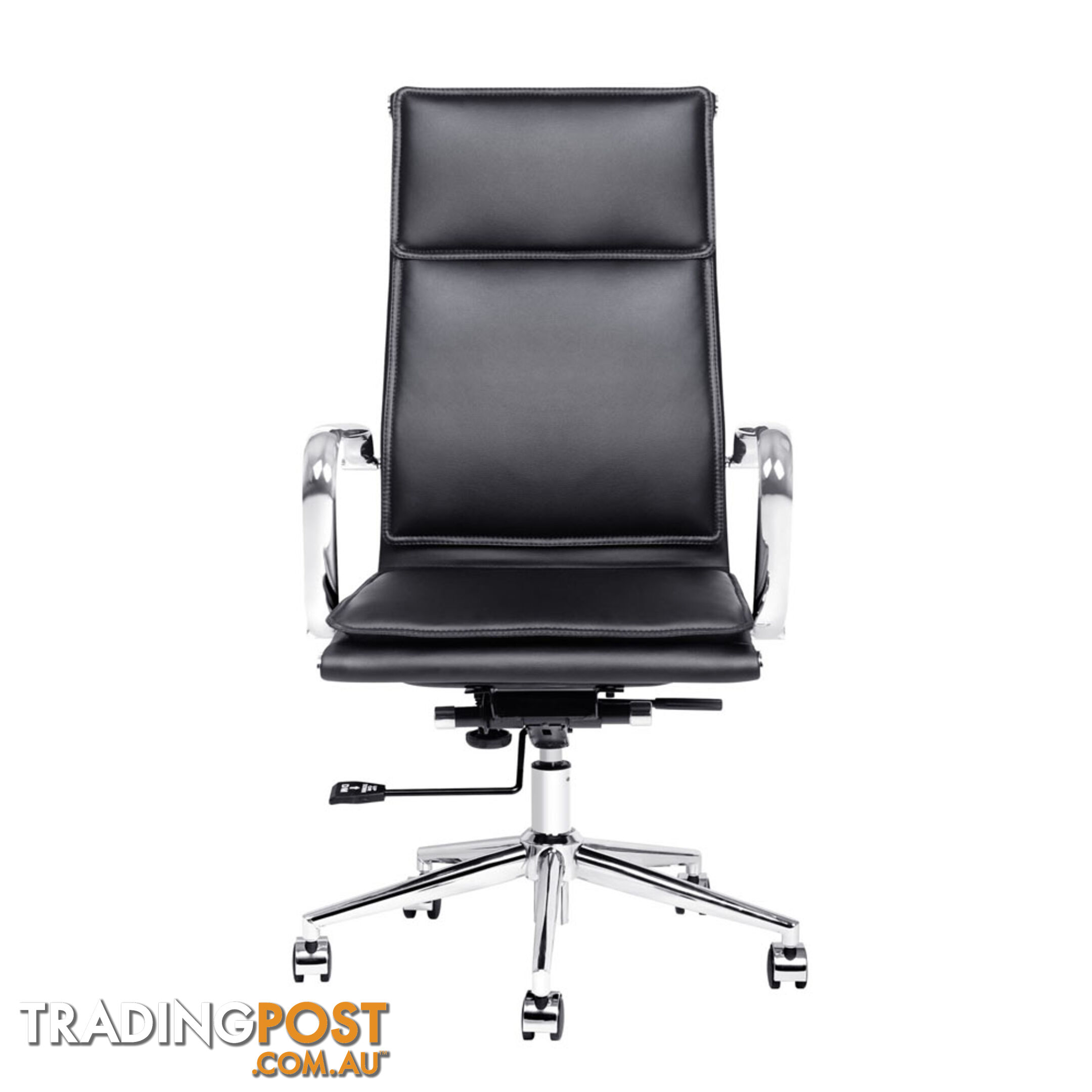 Executive PU Leather Office Computer Chair Black