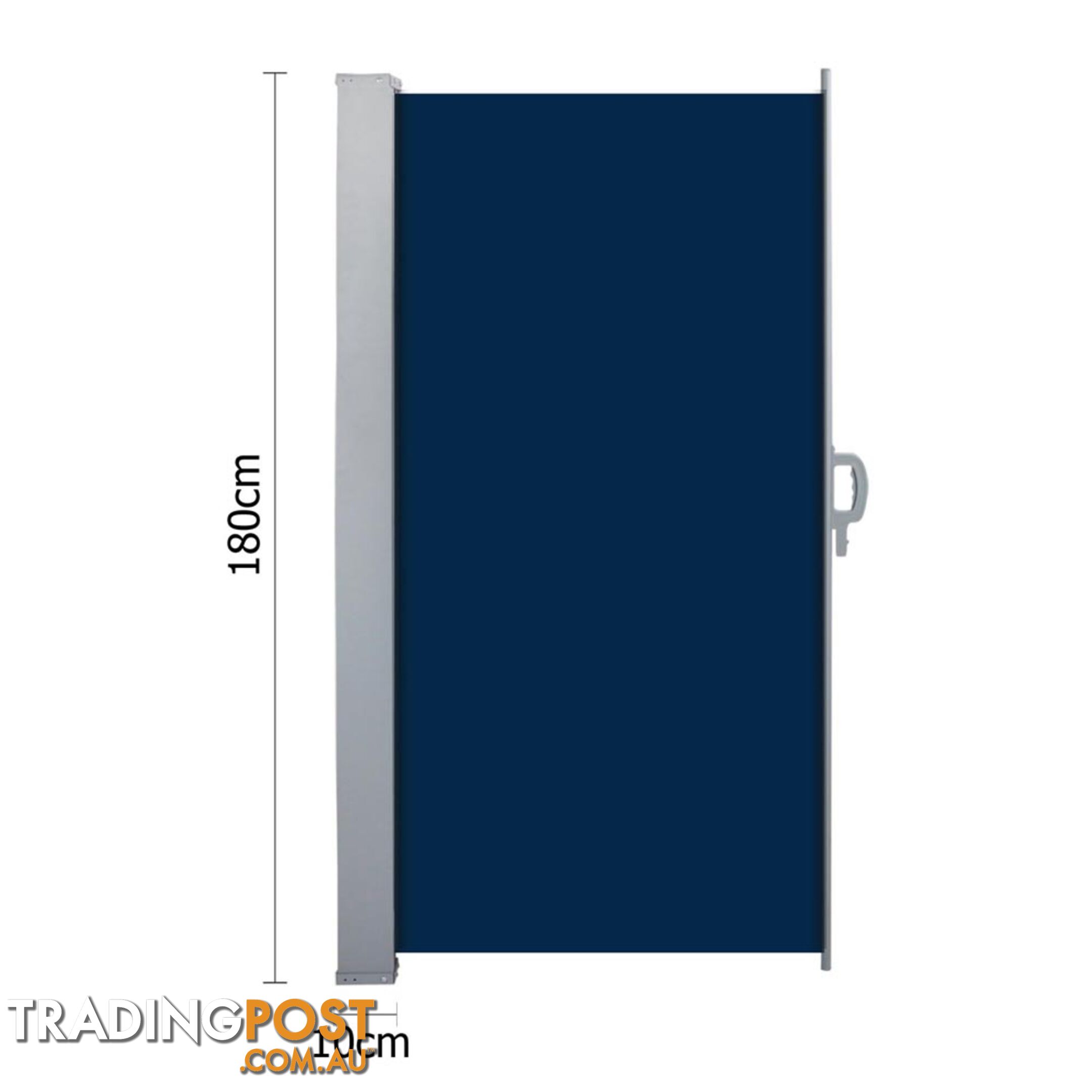 Retractable Side Awning - Blue