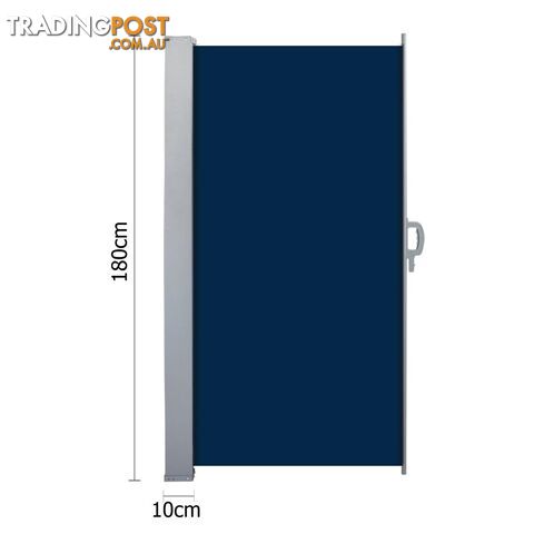 Retractable Side Awning - Blue