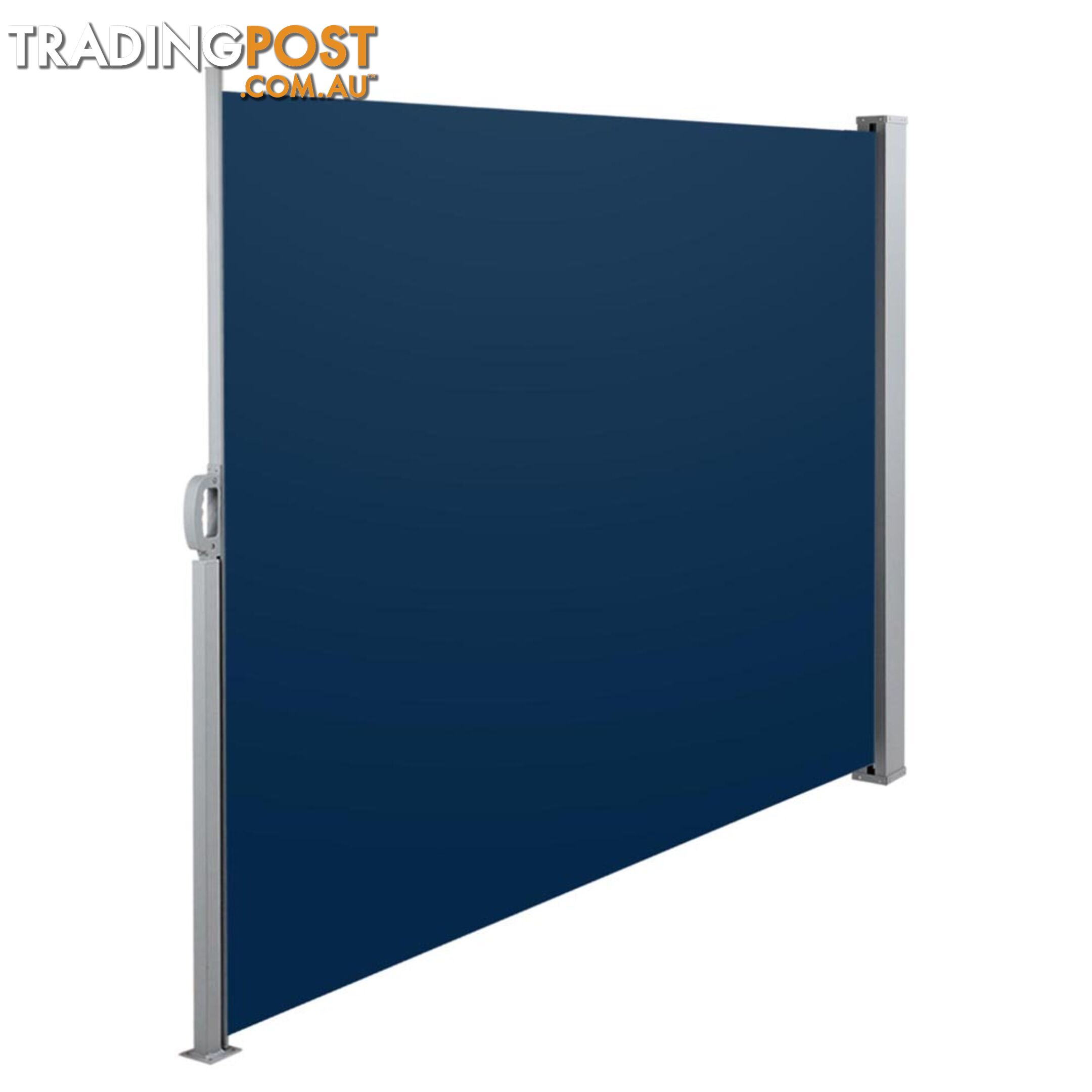 Retractable Side Awning - Blue