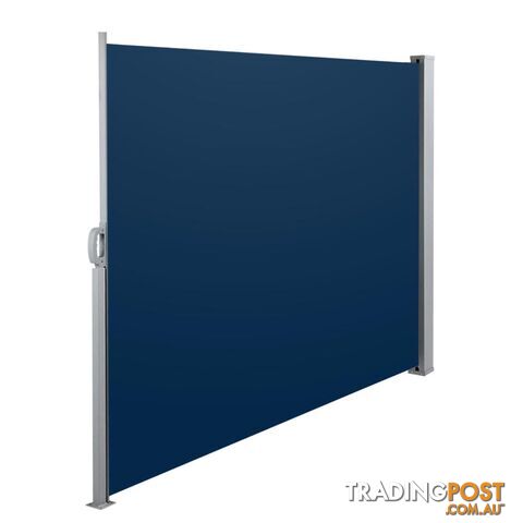 Retractable Side Awning - Blue