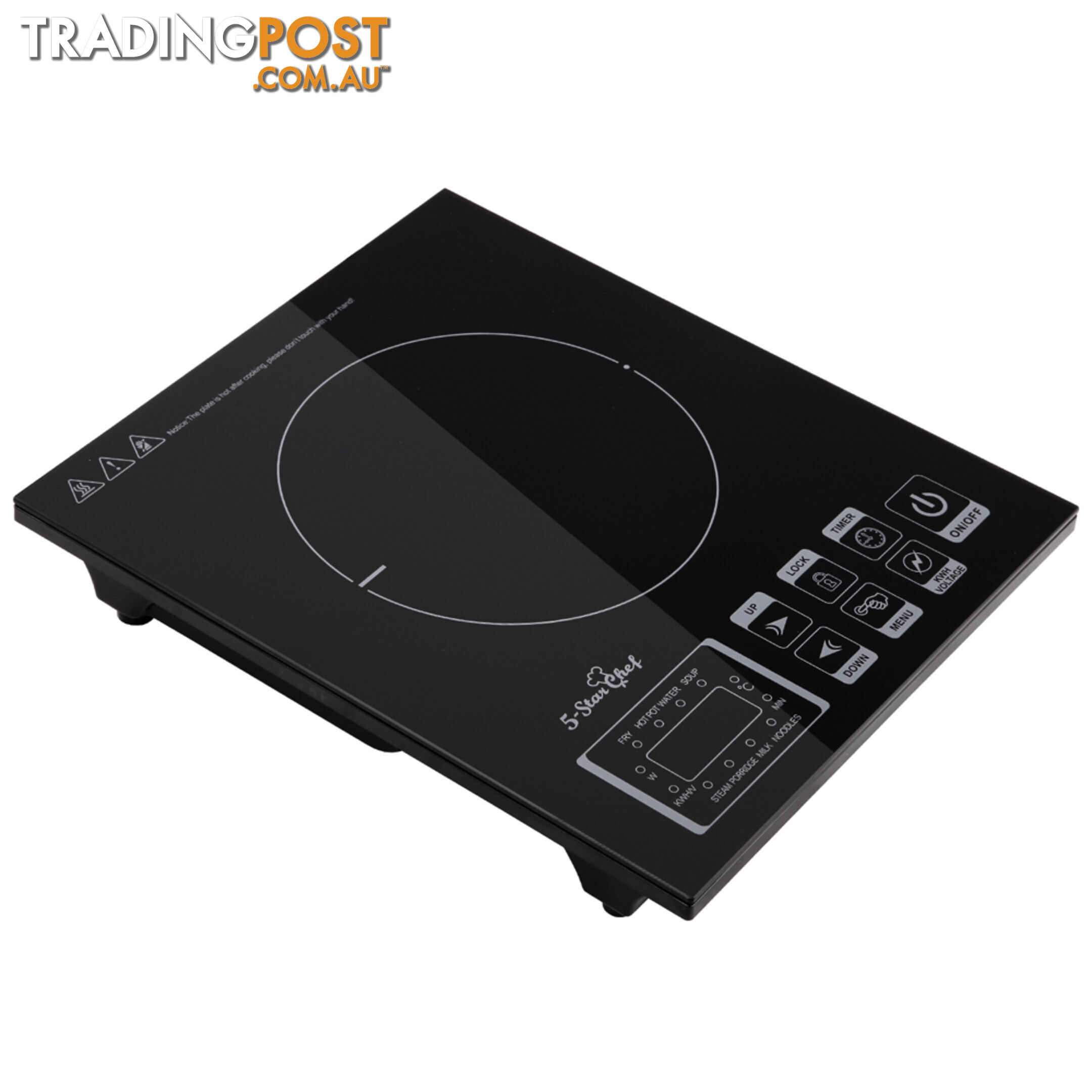 5 Star Chef Induction Cooktop w/ Digital Display Hotplate