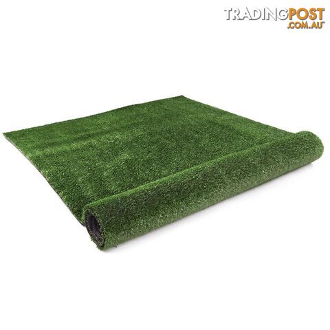 Artificial Grass 10 SQM Polypropylene Lawn Flooring 15mm Olive