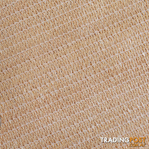 Heavy Duty Rectangle Shade Sail Canopy 4 x 6m Sand Beige