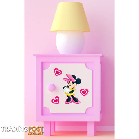 10 X Minnie Mouse Wall Stickers - Totally Movable over and over