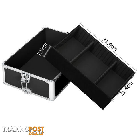 7 in 1 Portable Beauty Make up Cosmetic Trolley Case Black - photo 4 of 8