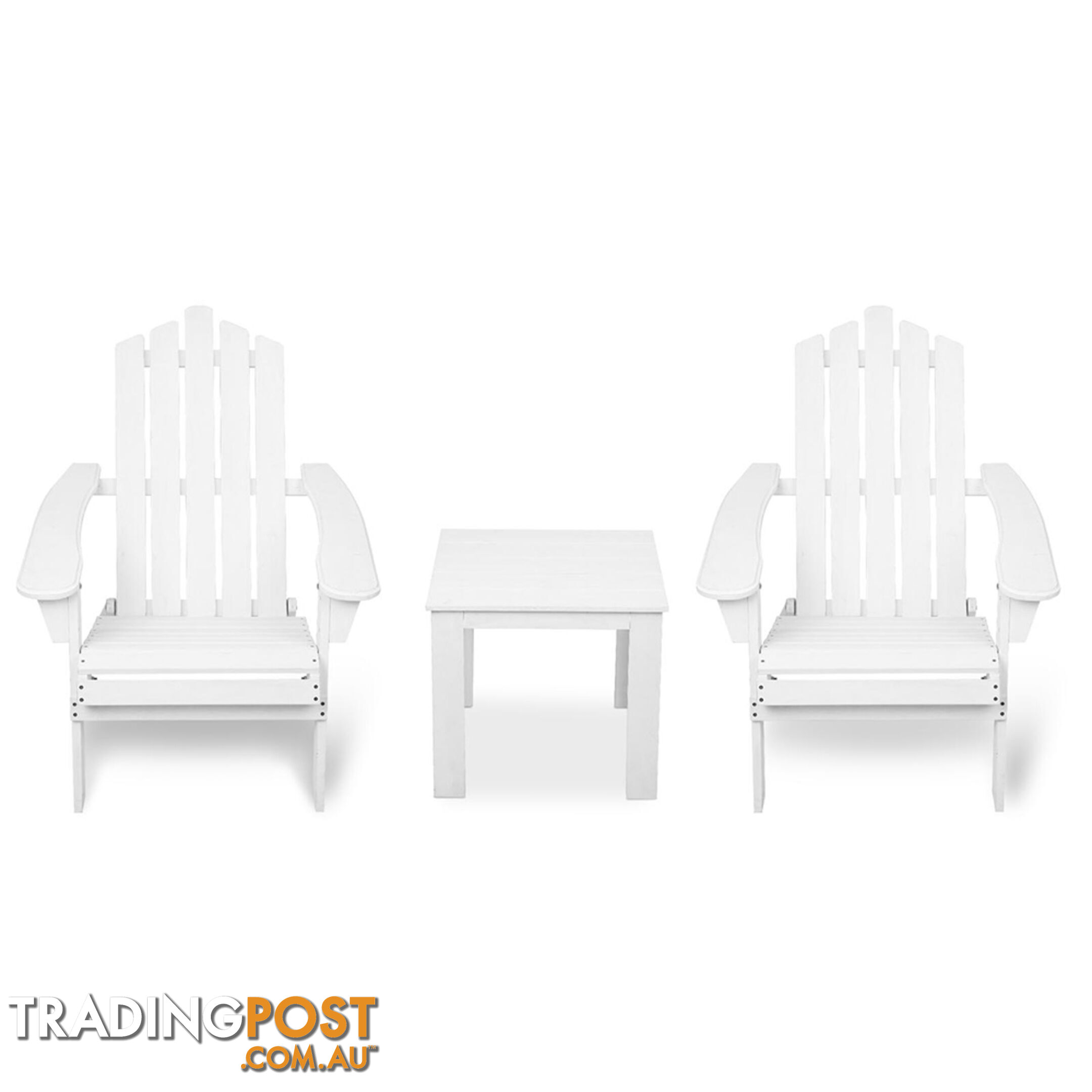 Adirondack Chairs & Side Table  3 Piece Set