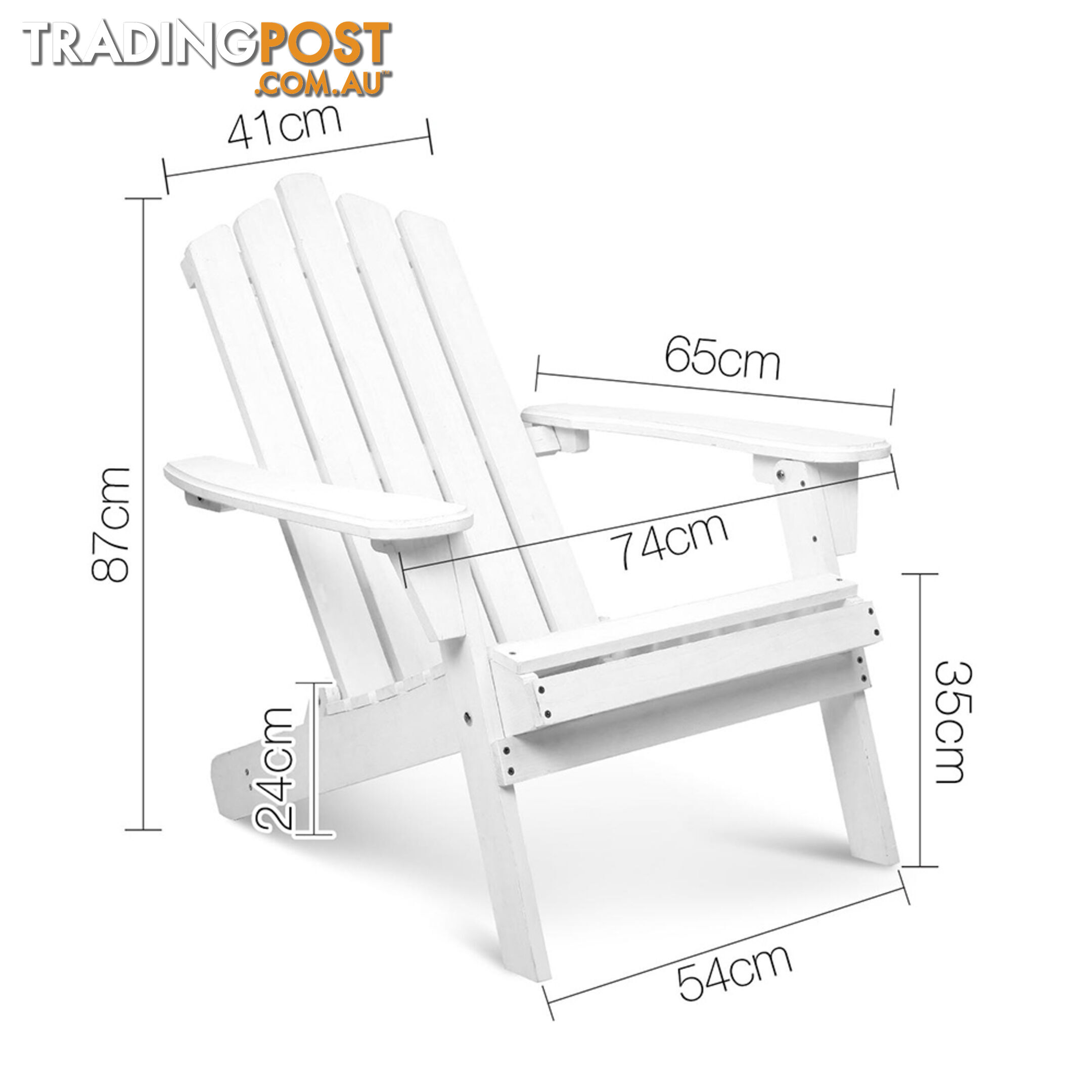 Adirondack Chairs & Side Table  3 Piece Set