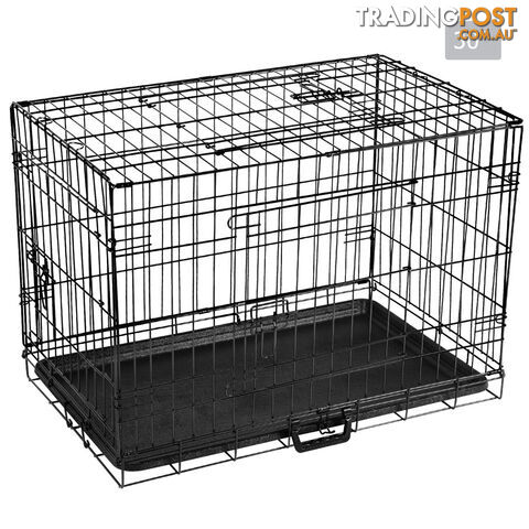 Metal Collapsible Dog Cage 30IN