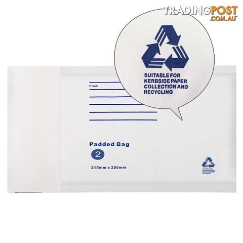 Bubble Padded Mail Envelopes 100pcs 215mm x 280mm - photo 3 of 8