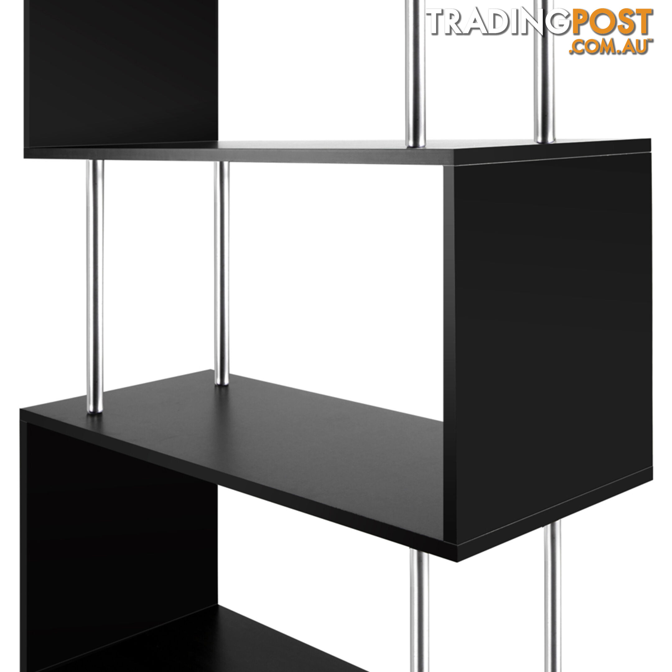 5 Tier Display/Book/Storage Shelf Unit Black