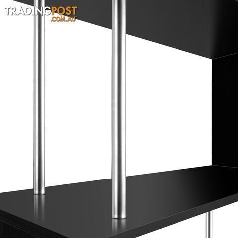 5 Tier Display/Book/Storage Shelf Unit Black