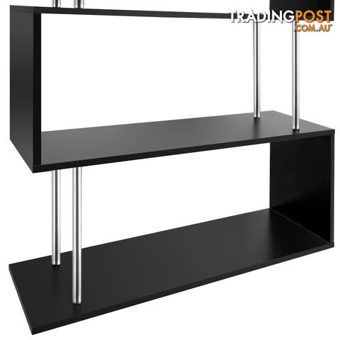 5 Tier Display/Book/Storage Shelf Unit Black