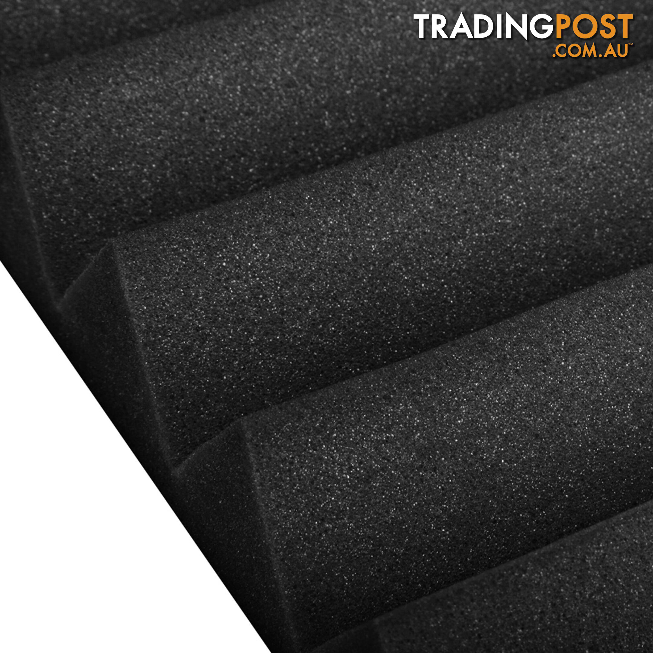 6 Teeth Wedge 30 x 30cm Acoustic Foam Panels x 40