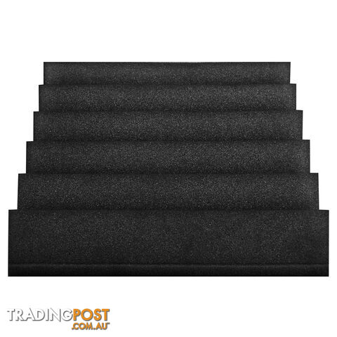 6 Teeth Wedge 30 x 30cm Acoustic Foam Panels x 40