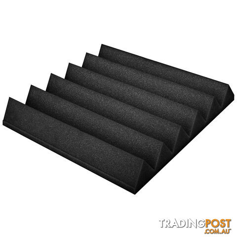 6 Teeth Wedge 30 x 30cm Acoustic Foam Panels x 40