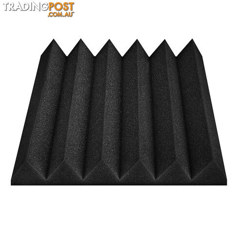 6 Teeth Wedge 30 x 30cm Acoustic Foam Panels x 40
