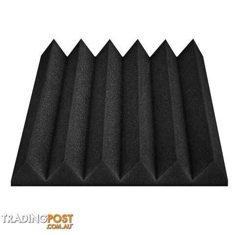 6 Teeth Wedge 30 x 30cm Acoustic Foam Panels x 40