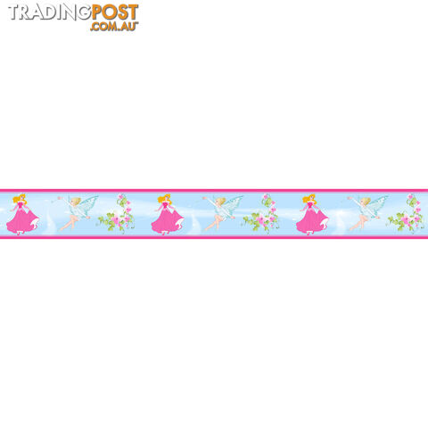 Girls Princess Wall Border Stickers - Totally Movable