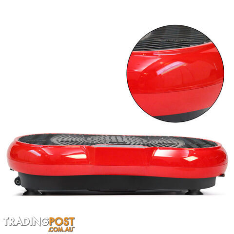 1000W Vibrating Plate with Roller Wheels - Red