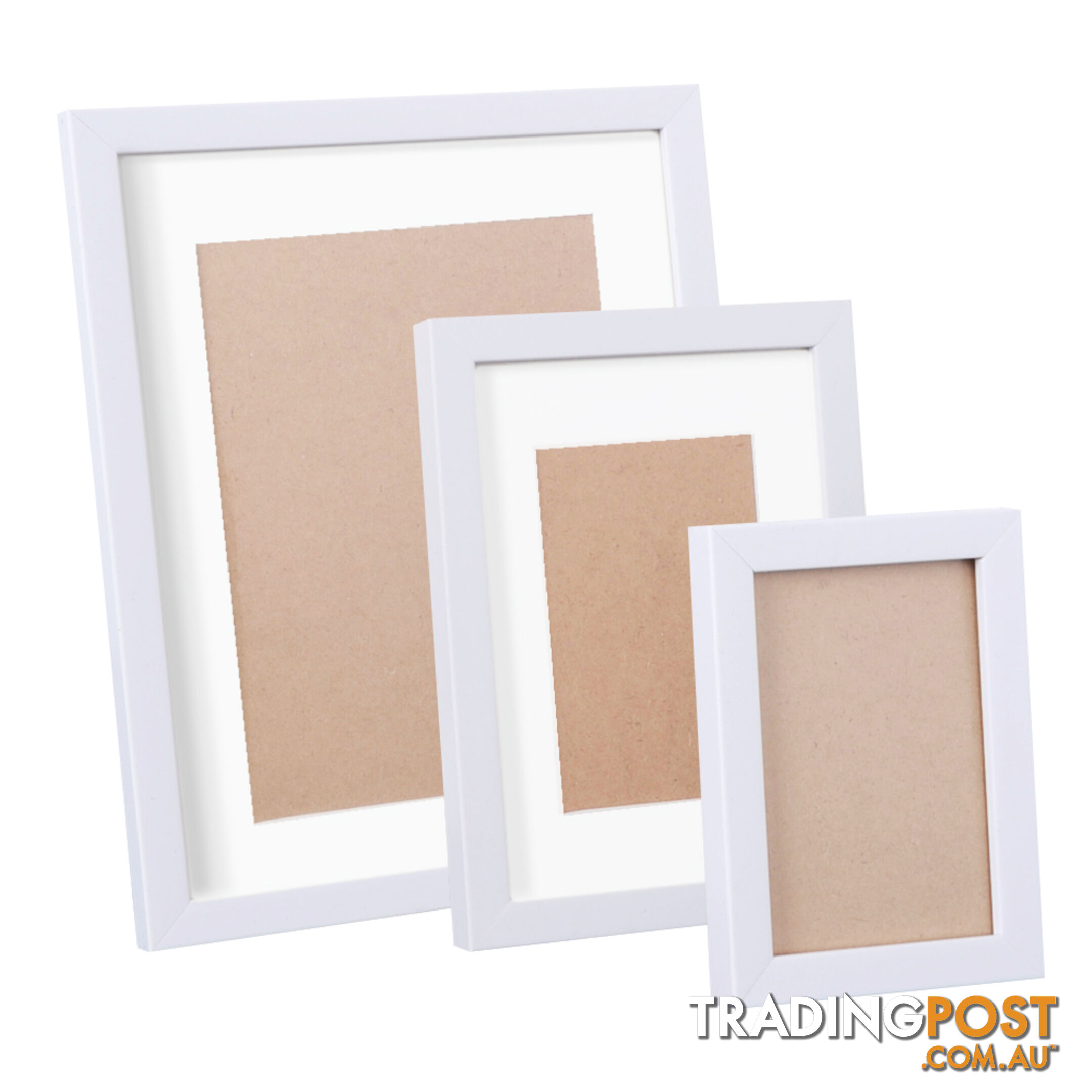 17 pcs Photo Frames Set Wall White