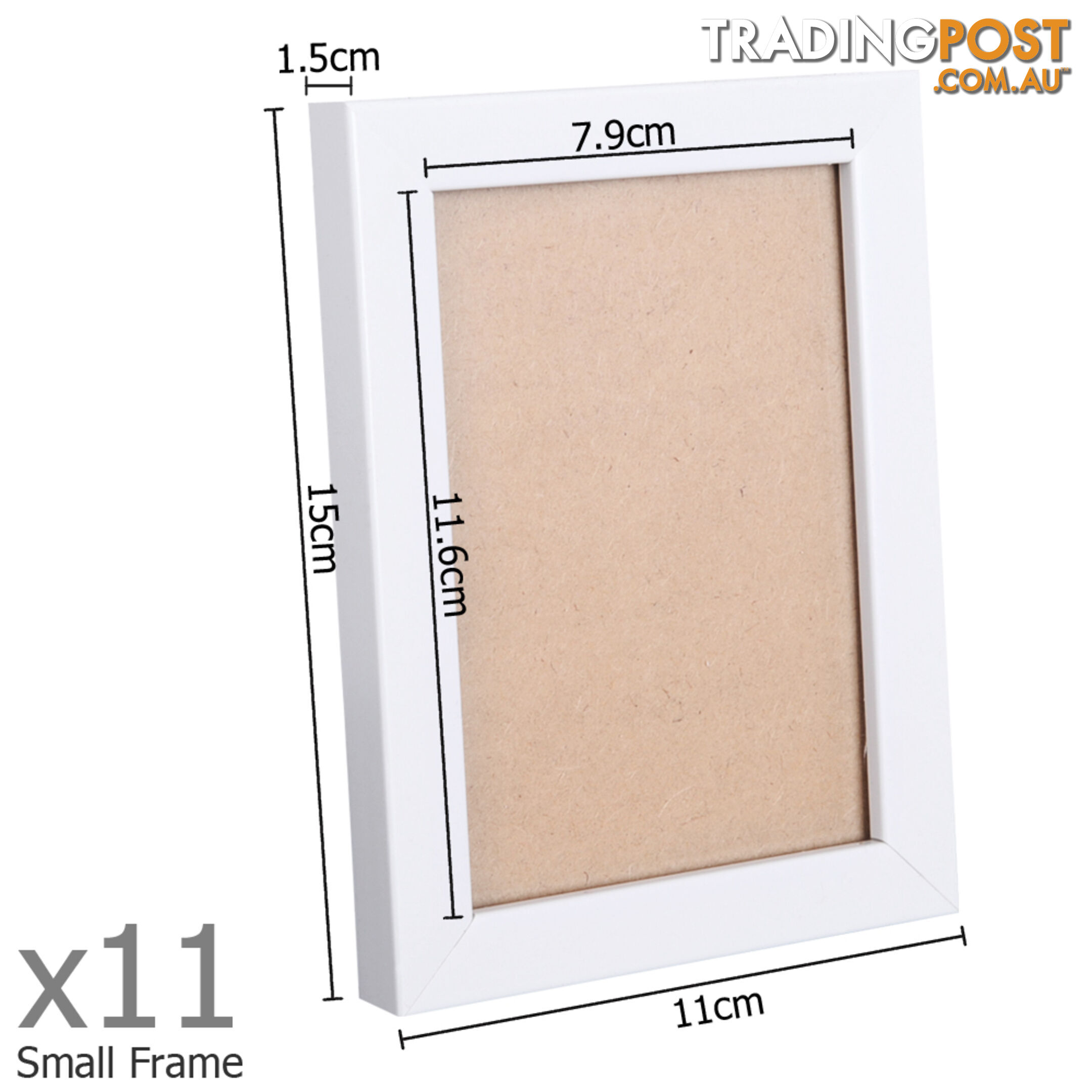 17 pcs Photo Frames Set Wall White