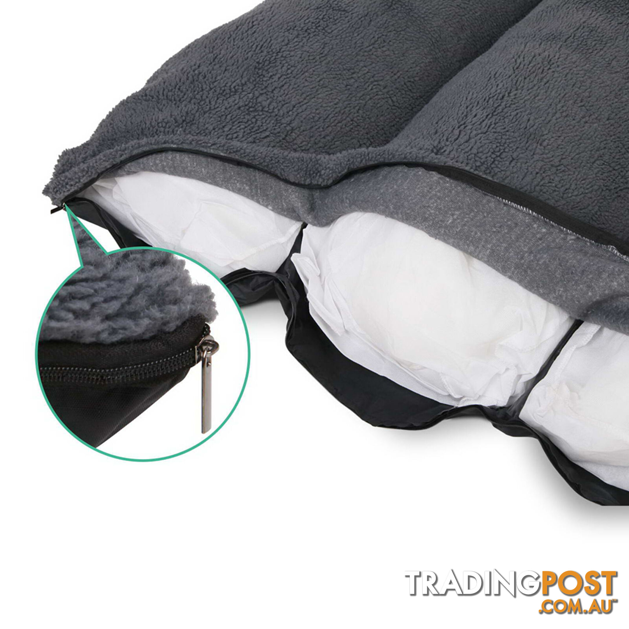 Waterproof Fleece Lined Dog Bed - Large