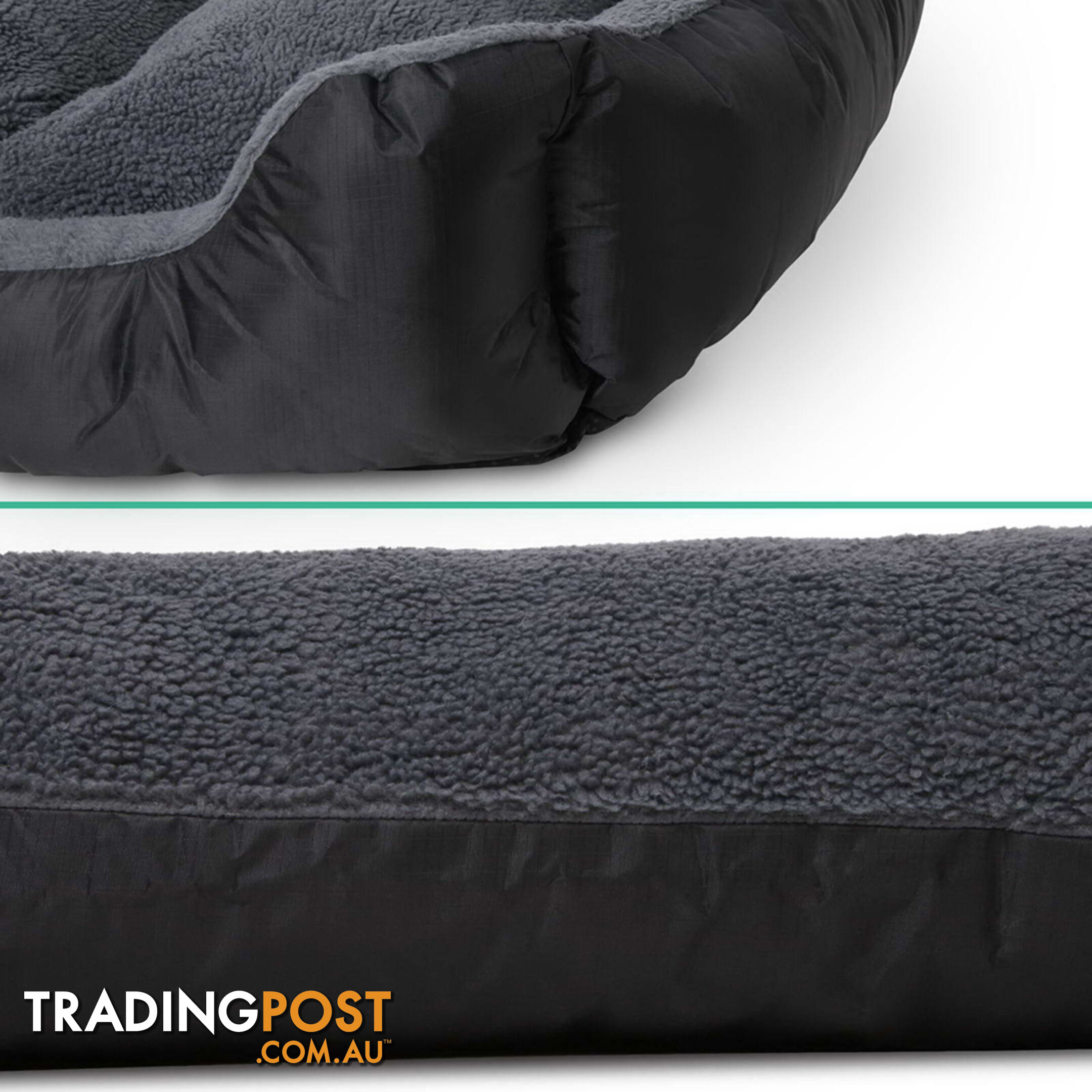 Waterproof Fleece Lined Dog Bed - Large