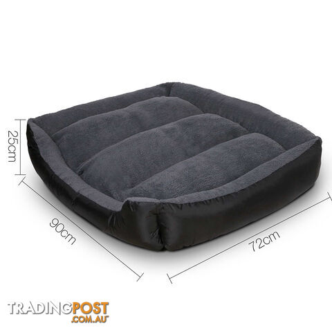 Waterproof Fleece Lined Dog Bed - Large