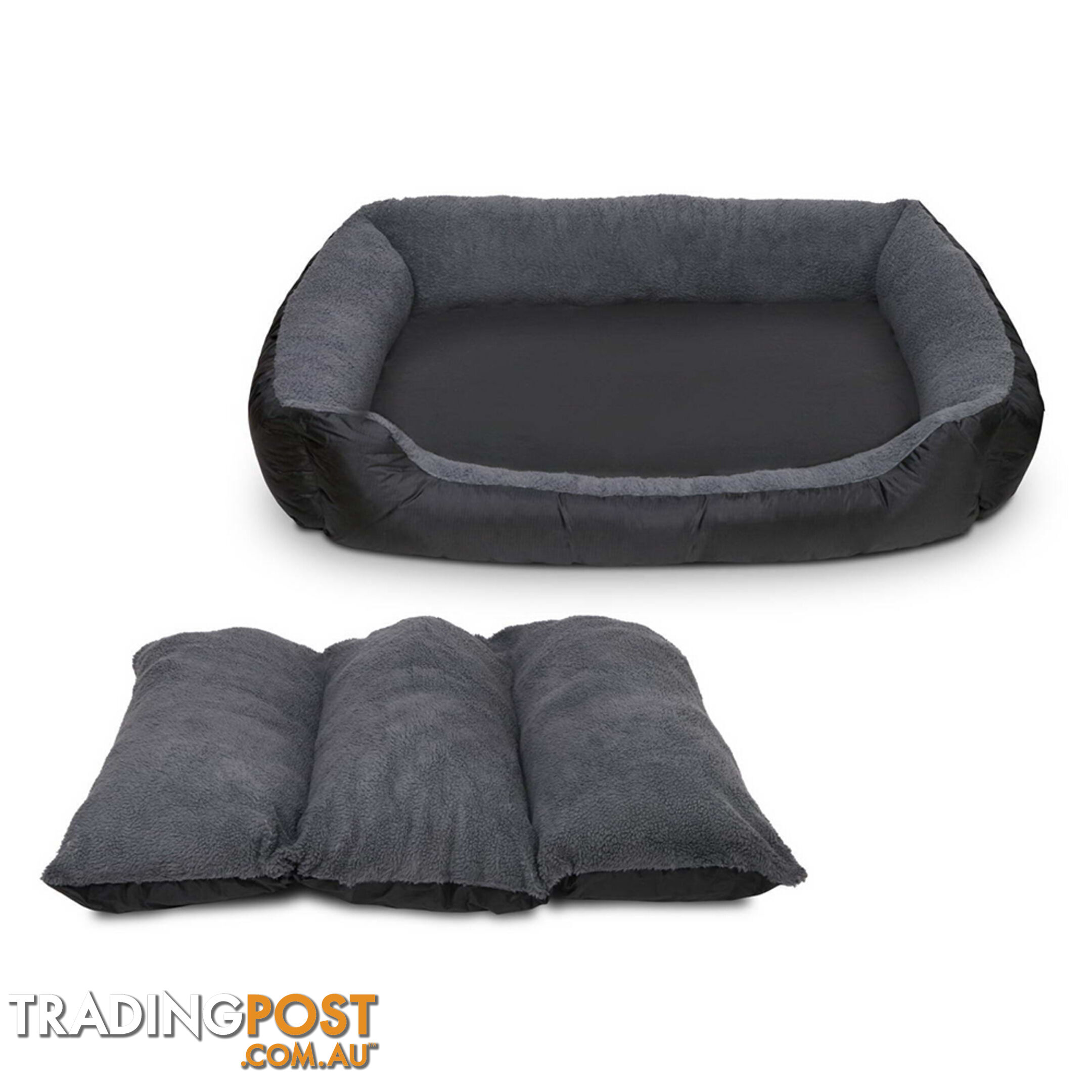Waterproof Fleece Lined Dog Bed - Large