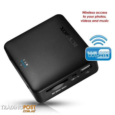 ICY BOX IB-WRP201SD WiFi-Station for SD cards, Access Point and Power Bank