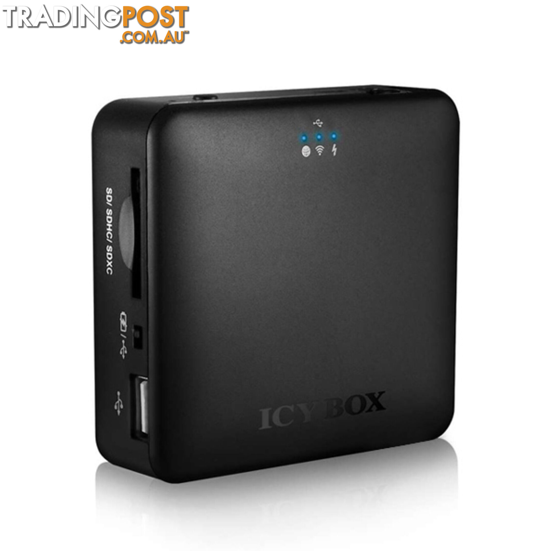 ICY BOX IB-WRP201SD WiFi-Station for SD cards, Access Point and Power Bank