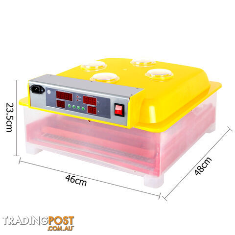 Automatic 60 Egg Incubator Yellow