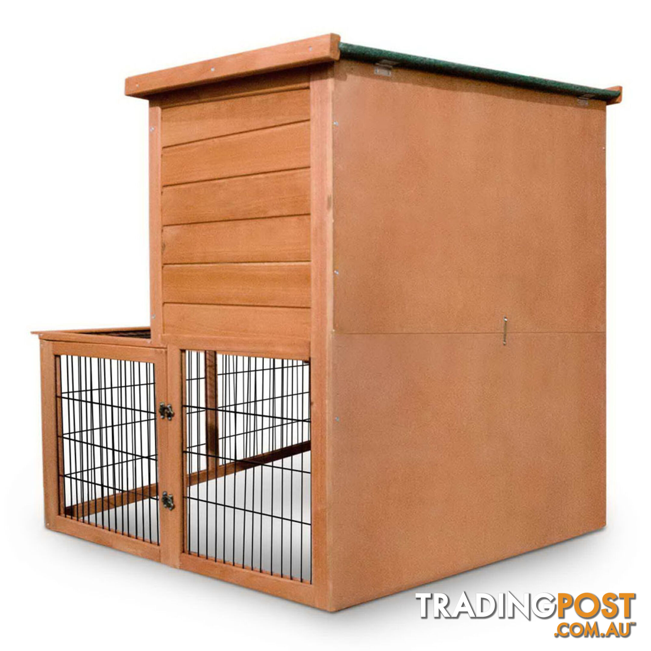 Deluxe Rabbit Cage Hutch w/ Under-Run