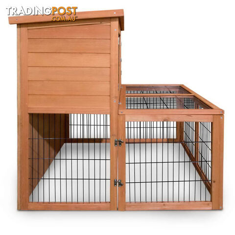 Deluxe Rabbit Cage Hutch w/ Under-Run