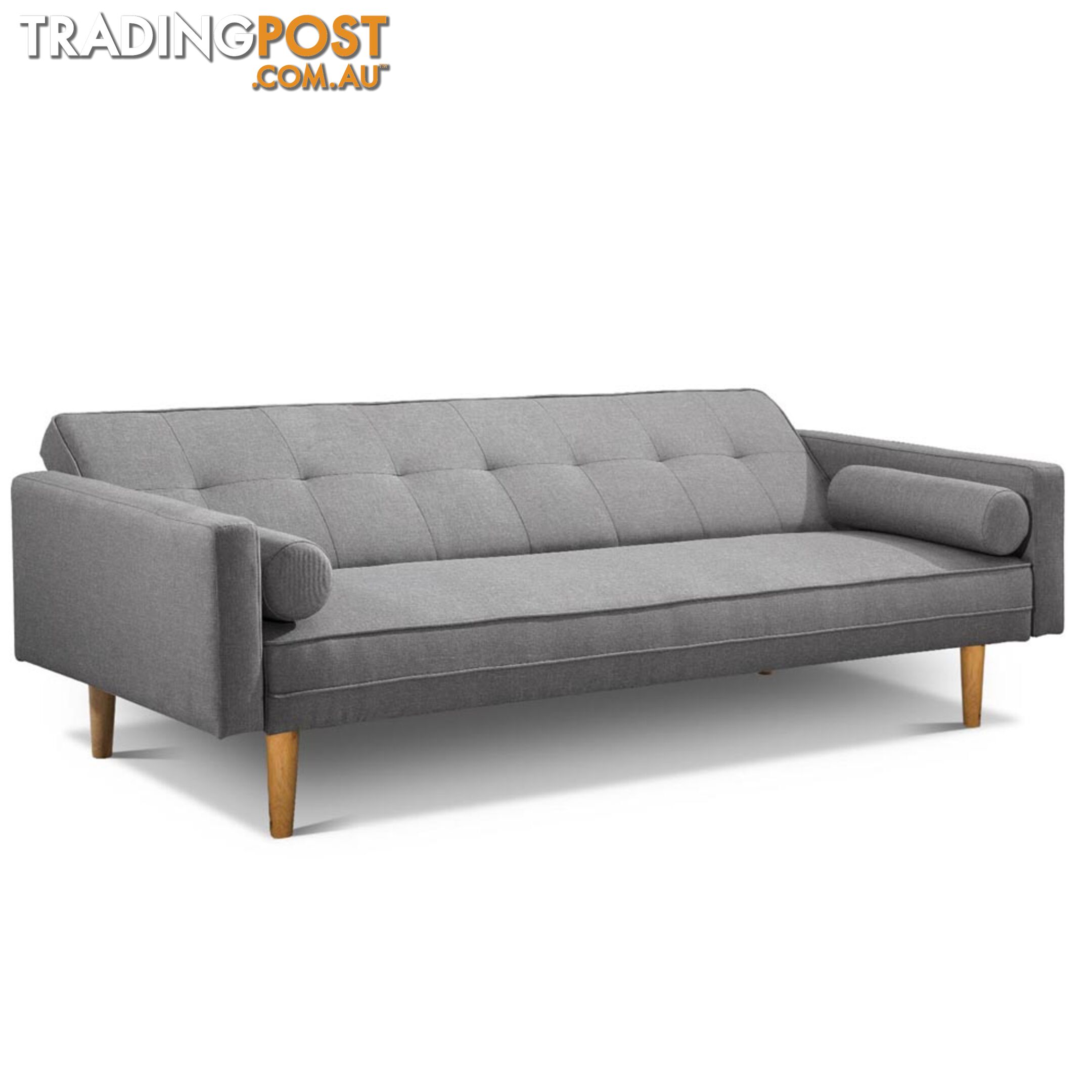 3 Seater Faux Linen Fabric Sofa