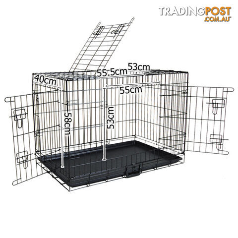 42 Inch Metal Collapsible Dog Cage