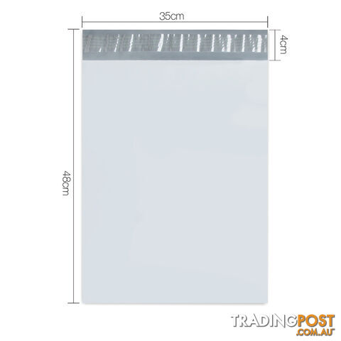 Set of 100 Poly Mailer Bags - 350 x 480mm