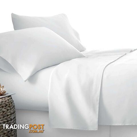 3 Piece Microfibre Sheet Set King Single _ÑÐ White - photo 3 of 4