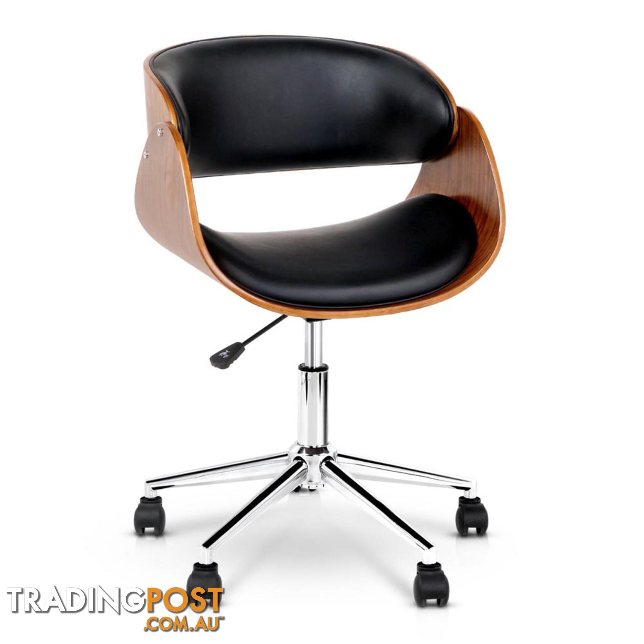 PU Leather Curved Office Chair