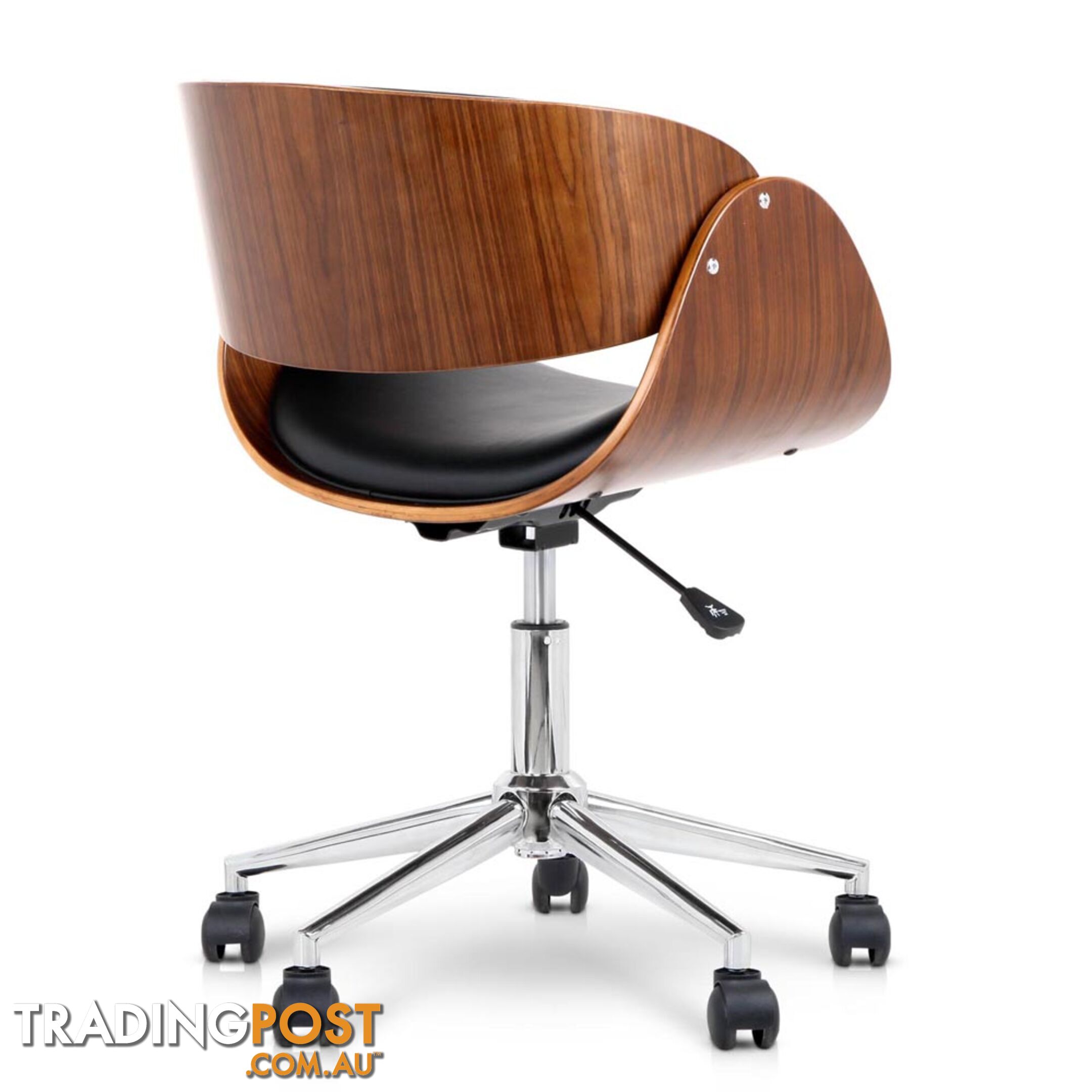 PU Leather Curved Office Chair