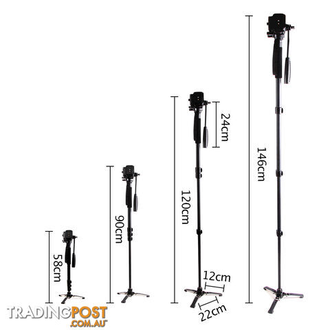 Camera DSLR Monopod 146CM Black